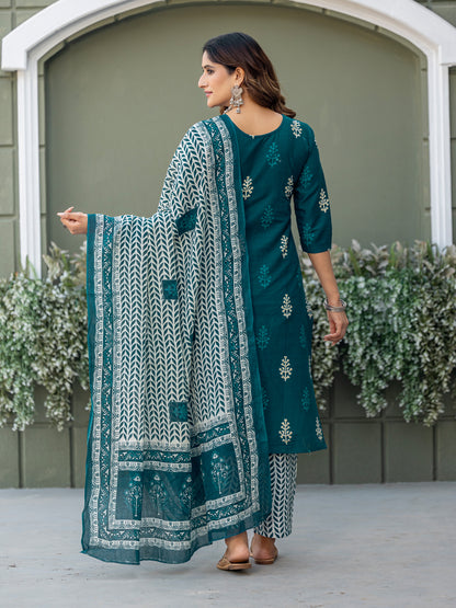 Dupatta Kurti Set | Embroidered Designer Piece | Naarikaa