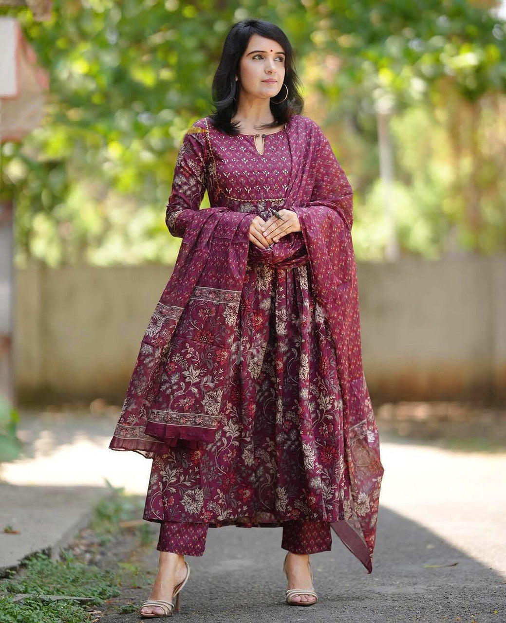 Dupatta Kurti Set