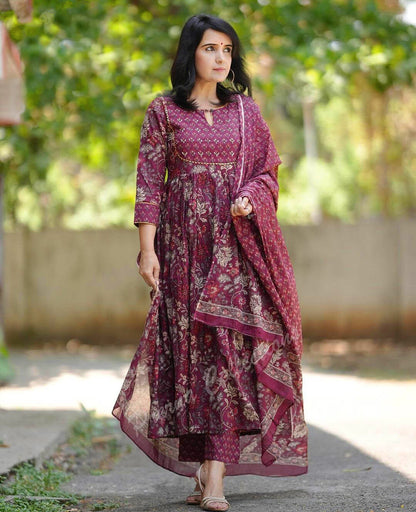Dupatta Kurti Set