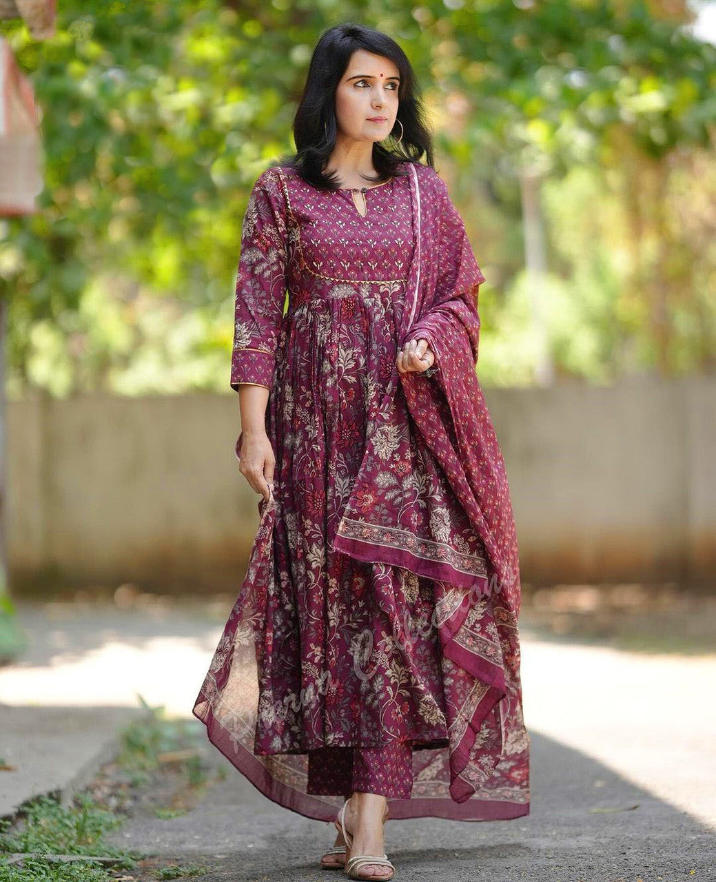Dupatta Kurti Set