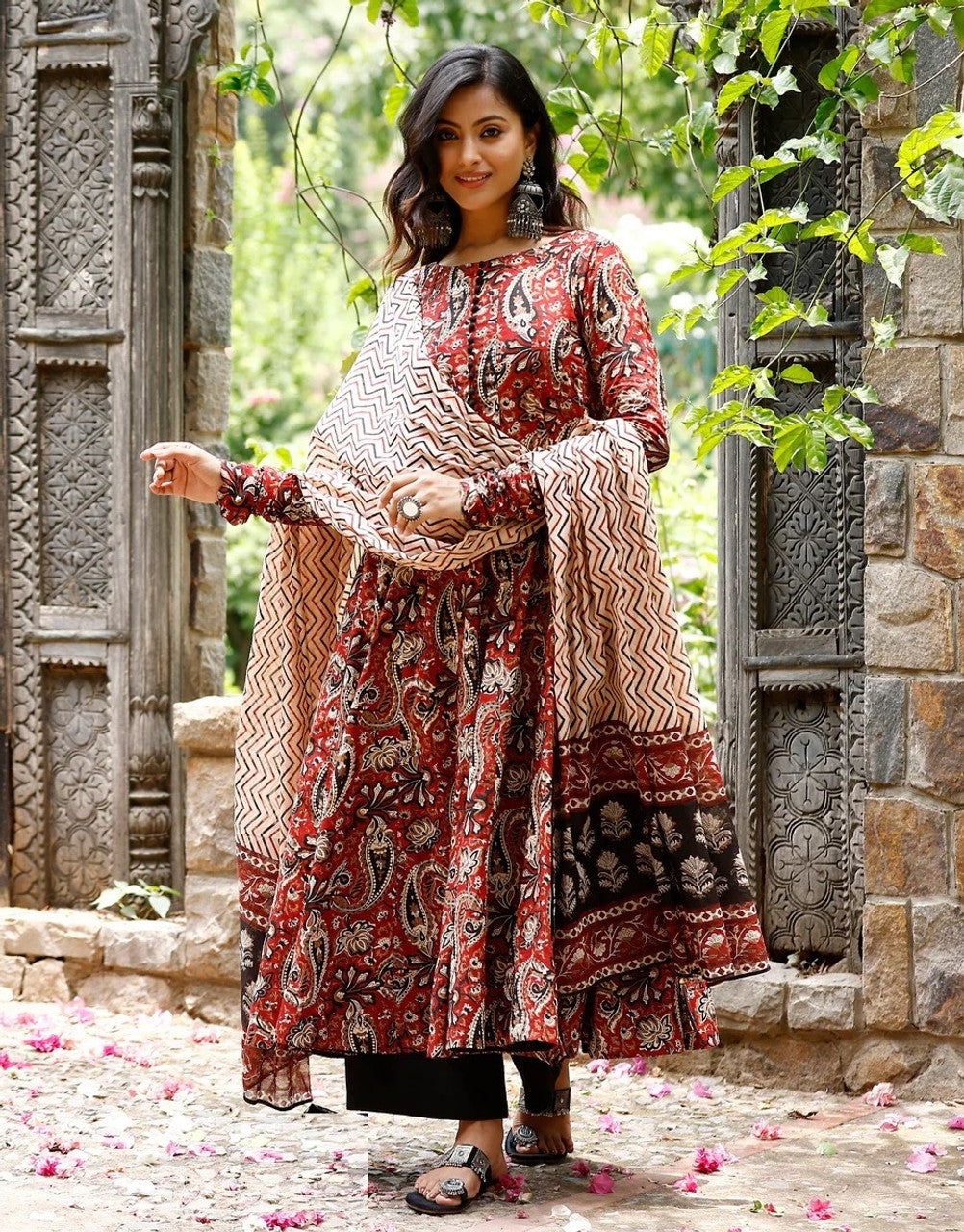Dupatta Kurti Set