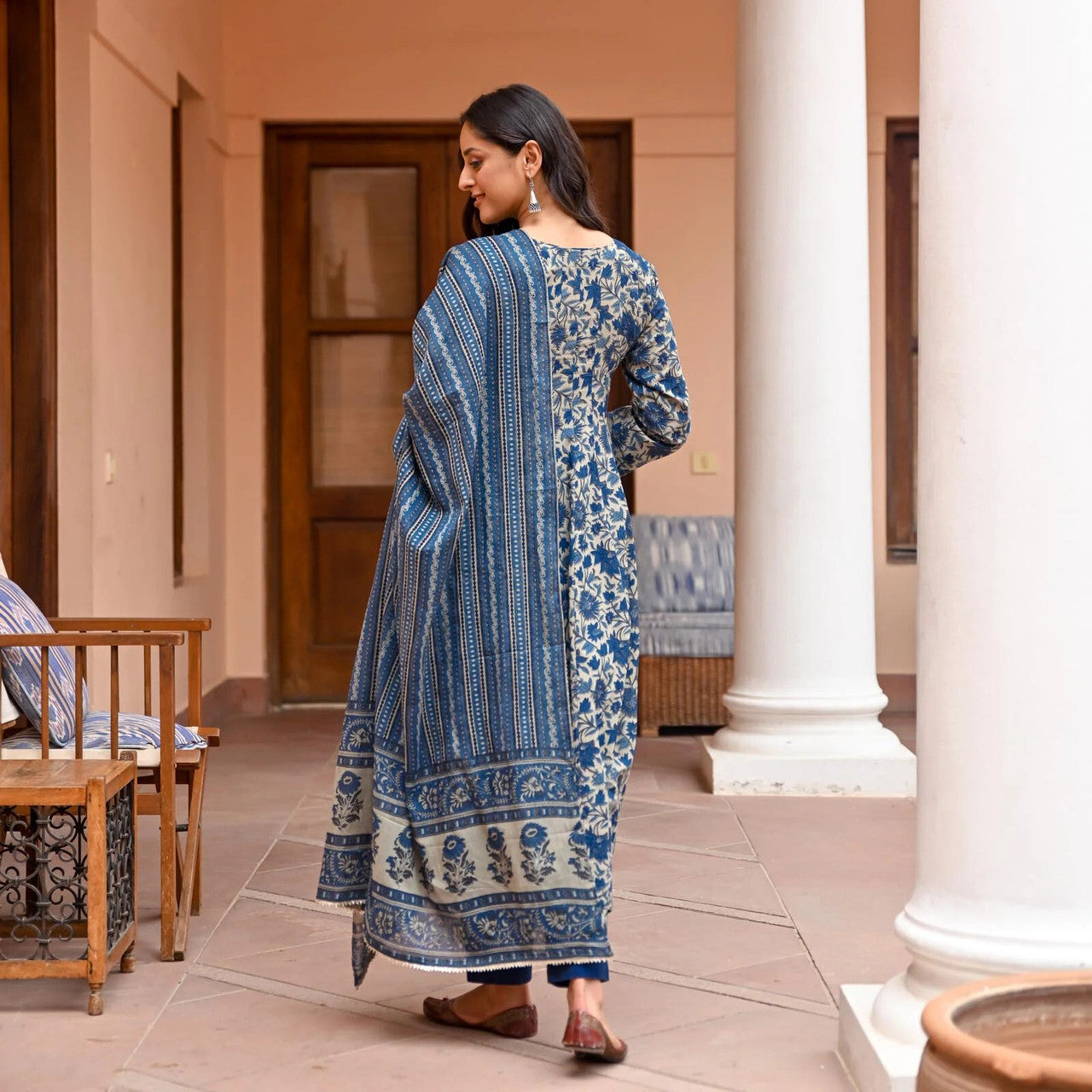 Dupatta Kurti Set