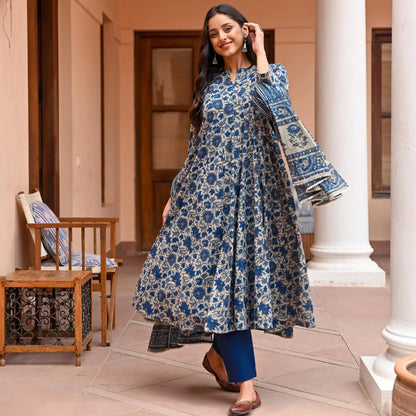 Dupatta Kurti Set