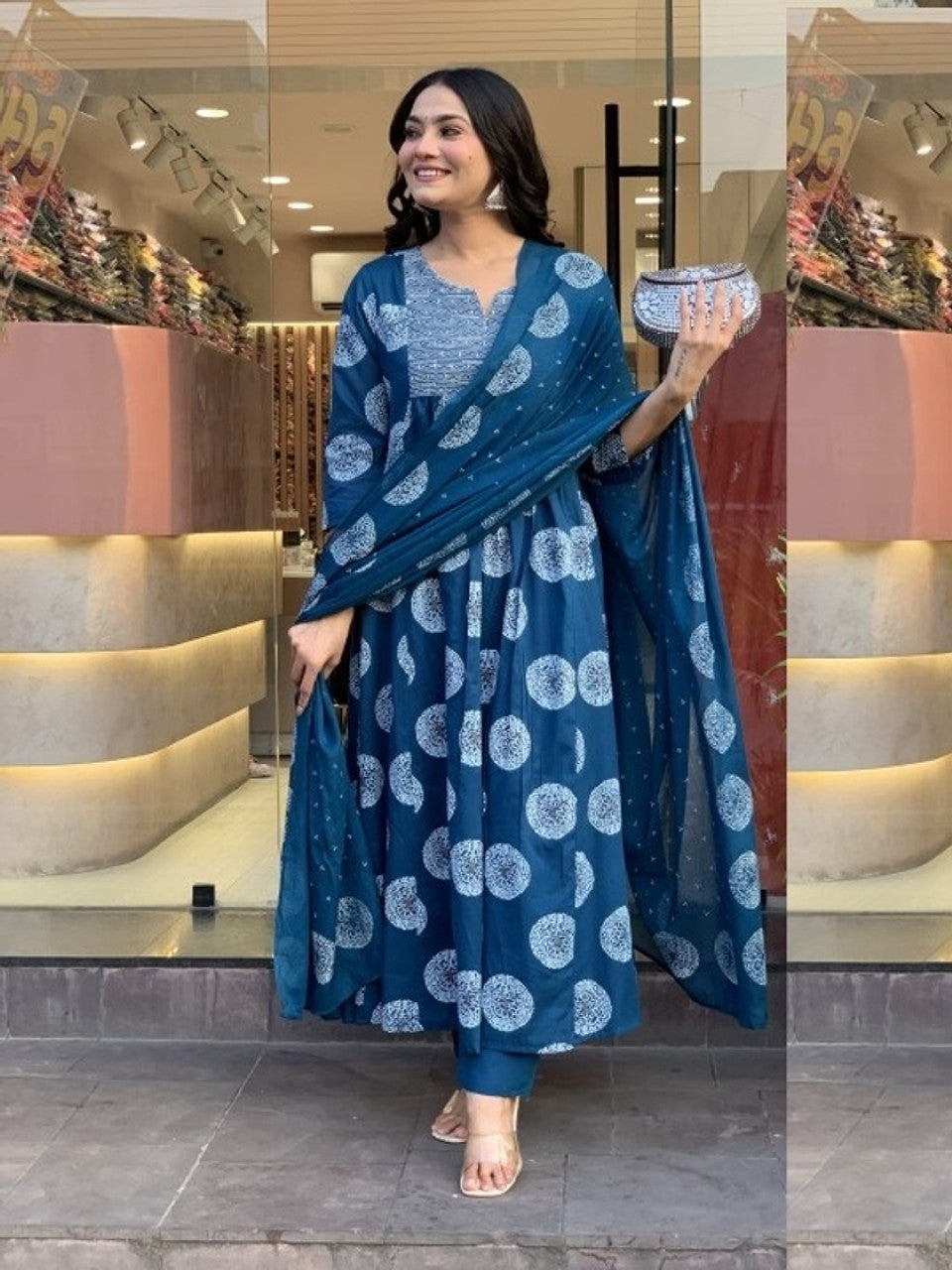 Dupatta Kurti Set