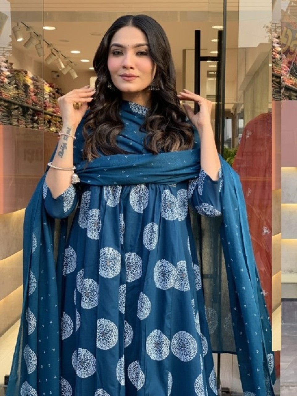 Dupatta Kurti Set