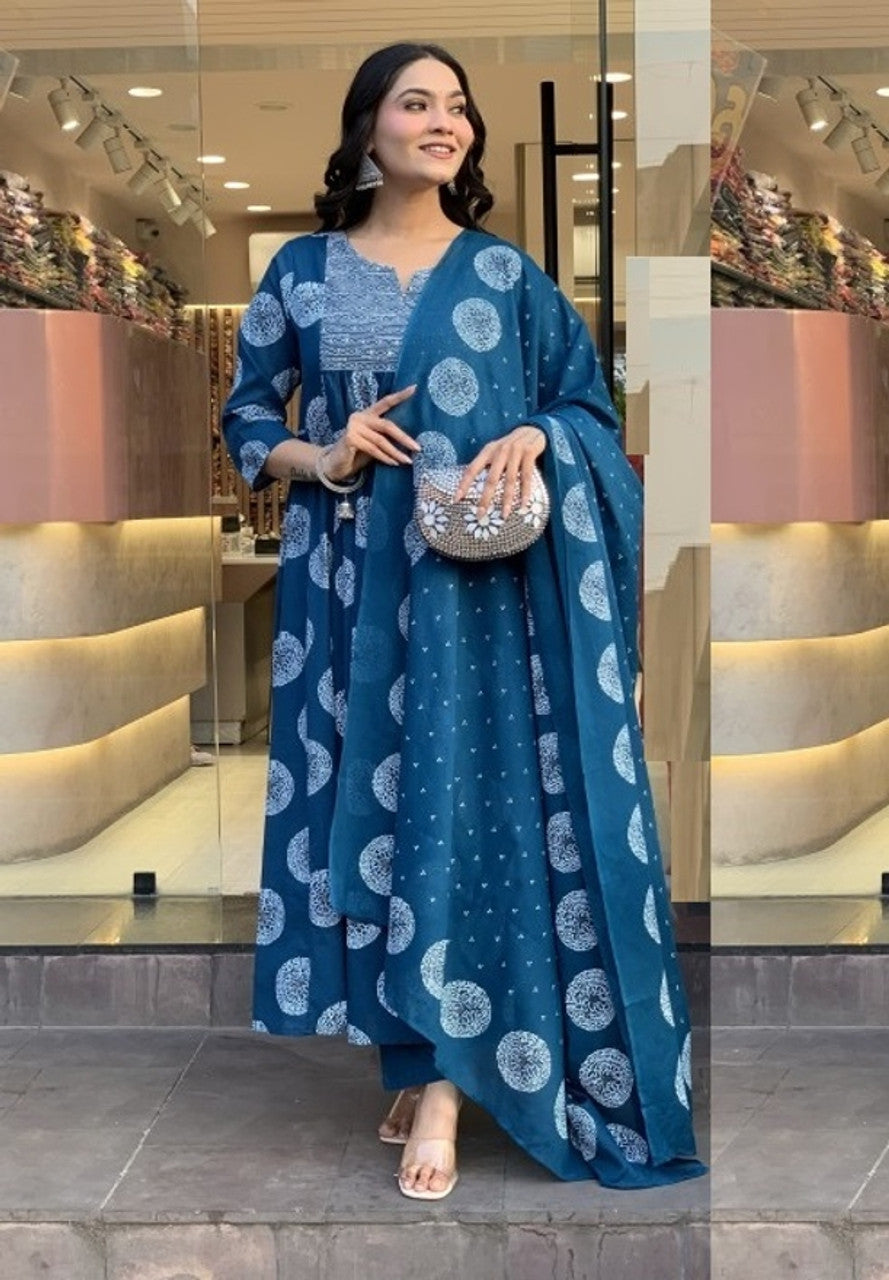 Dupatta Kurti Set