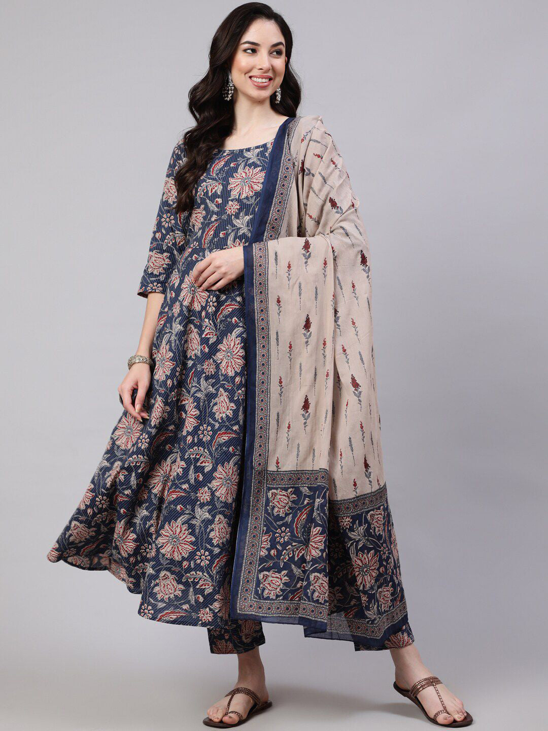 Dupatta Kurti Set