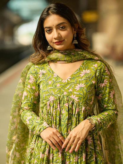 Dupatta Kurti Set